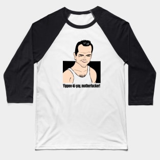 DIE HARD ACTION FILM STAR Baseball T-Shirt